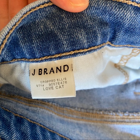 JBrand Ellis Jeans in Love Cat | straight crop - Picture 8 of 10